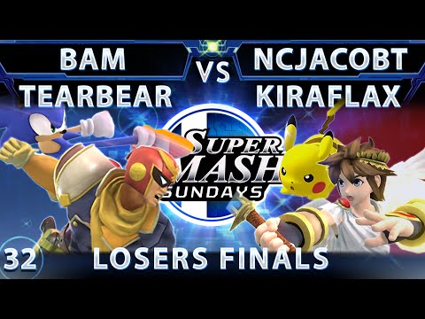 SSS 32 - BAM & Tearbear (Blue) Vs. NCJacobT & KiraFlax (Red) Smash 4 - Losers Finals - Sm4sh WiiU