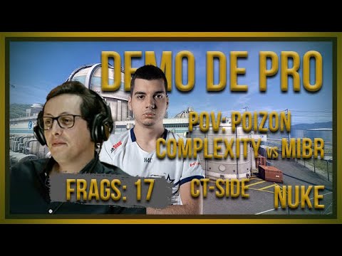 [PT] zorlaK Analisa: PoV POIZON - COMPLEXITY vs MIBR - NUKE (CT-SIDE) [Demo de Pro]