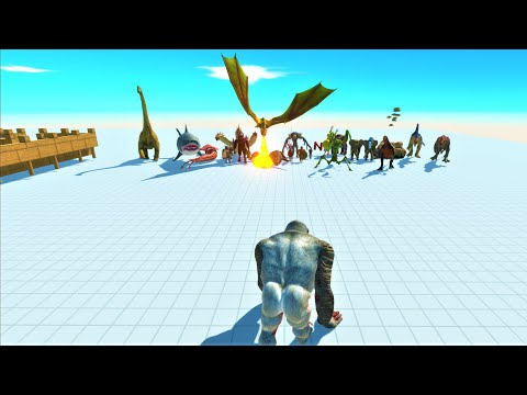 old goro vs every boss and mini boss factions Animal Revolt Battle Simulator