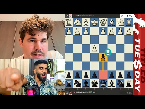 Let's play SCANDINAVIAN! GM Magnus Carlsen vs IM Nitish Belurkar
