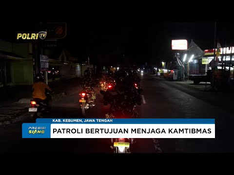 POLRES KEBUMEN LAKUKAN PATROLI SKALA BESAR