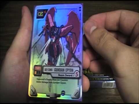 Gundam M.S. War Starter Deck Unboxing