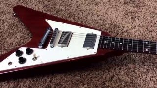 Video thumbnail for Trogly's Guitars: 2005 Gibson Flying V Faded Cherry by The Trogly's Guitar Show