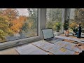 2 HOUR STUDY WITH ME | Background noise, 10-min Break, No music, Study with Merve, 4K