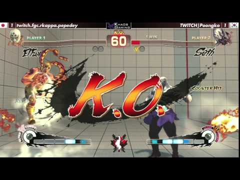 CC2014 USF4 WF - Twitch FGC rKappa Pepeday (ELF) vs TWITCH Poongko (SET)
