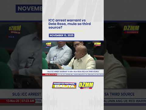 ICC arrest warrant vs Dela Rosa, mula sa third source?