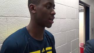 preview picture of video 'Caris LeVert talks loss at Arizona'