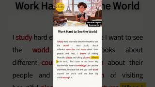 English Listening Practice – Work Hard To See The World | Short English Story with Subtitles