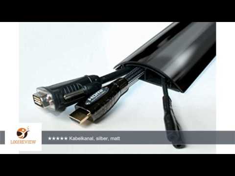 Kabelkanal Design-Kabelkanal selbstklebend versch. Längen, Silber matt, Länge:ca. 0.75 m |