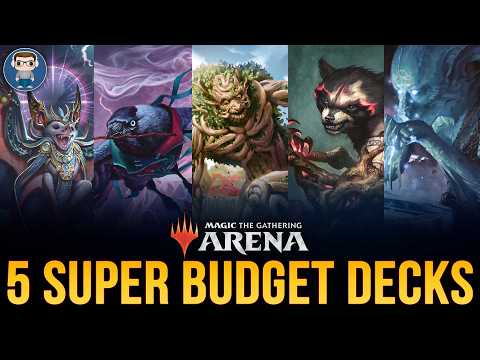 5 NEW ULTRA BUDGET Standard Decks with JUST 5 Rares! | MTG Arena
