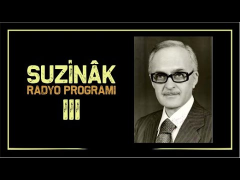 Bekir Sıdkı Sezgin-Radyo Programı (Suzinâk) III - (Anonslu)