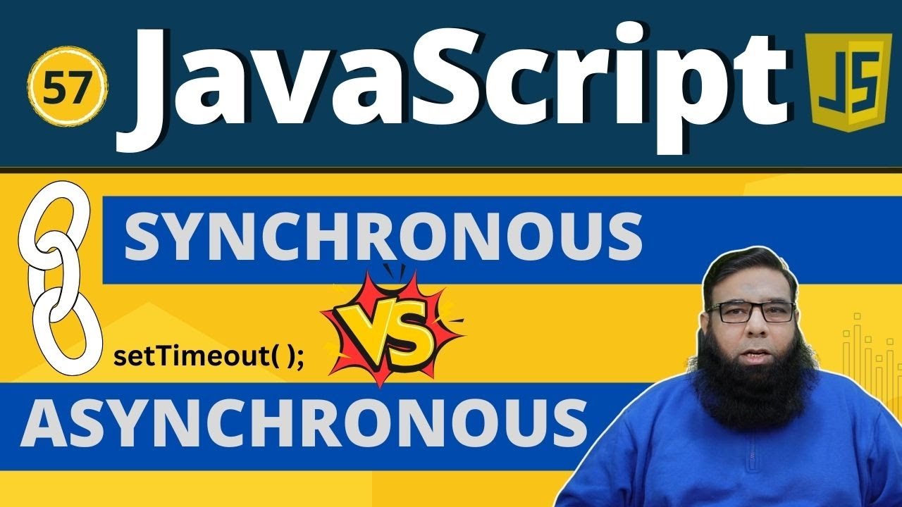 Asynchronous JavaScript: Synchronous vs Asynchronous Explained | JavaScript SetTimeout | Class 57