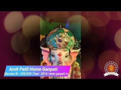 Amit Patil Home Ganpati Decoration Video