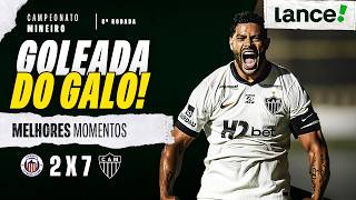 ITABIRITO 2 X 7 ATLÉTICO-MG | CAMPEONATO MINEIRO | MELHORES MOMENTOS
