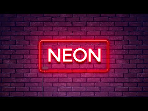 Neon Text Effect 2020 - Photoshop Tutorials