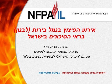 אירוע הפיצוץ בנמל בירות (לבנון) בראי הסיכונים בישראל