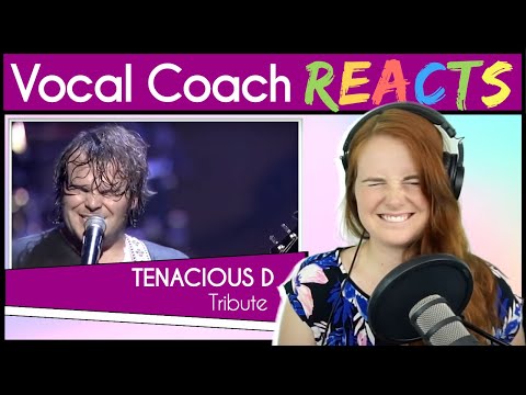 Vocal Coach reacts to Tenacious D - Tribute (Jack Black & Kyle Gass Live)
