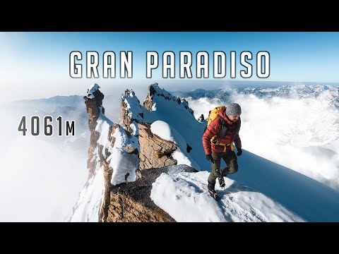 Ich habe den Gran Paradiso allein bestiegen.