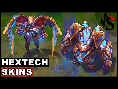 All Hextech Skins Spotlight Annie Galio Janna Sion Anivia Singed (League of Legends)