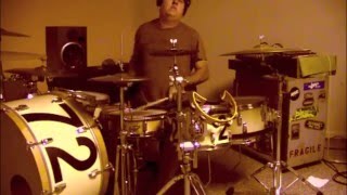 joe perry project david hull -- dirty little things -- a hvyhitr live drum cover