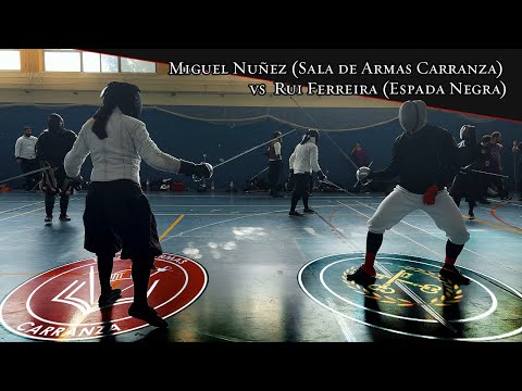 Rapier Sparring - Miguel Nuñez (Sala de Armas Carranza) vs Rui Ferreira (Espada Negra)