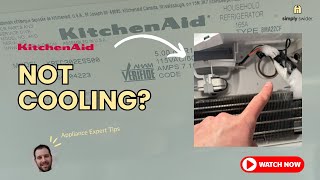 KitchenAid Fridge Not Cooling? 5 Fixes (80% Success!)
