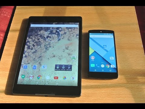 Android 5.0.1 Lollipop - Nexus 5 vs Nexus 9 - Speed Test HD