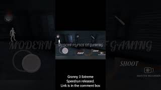 creating sound with slingshot to call granny in extreme mode speedrun, #shorts