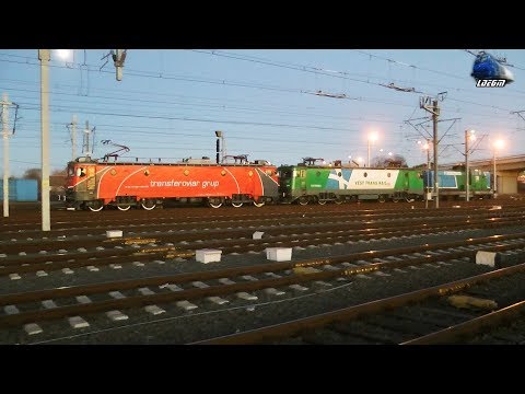 Activitate Feroviara/Rail Activity in Gara Curtici Station pe Apus/on Sunset- 30 January 2018