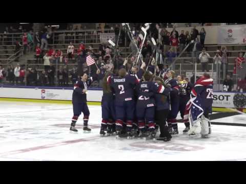 2015 IIHF U18 Gold Medal Celebrations