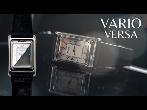 A JLC REVERSO ALternative!! 2025 Vario VERSA Dual time CASUAL DRESS WATCH