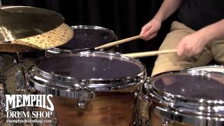 Video thumbnail for Brady Jarrah Ply Drum Set 22/10/12/14/16/14 - Reverse Blackheart Veneer, Gloss Finish by Memphis Drum Shop