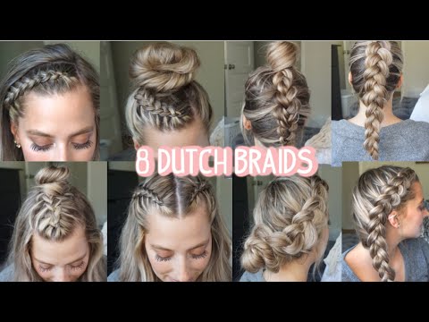 8 DUTCH BRAID HAIRSTYLES YOU NEED TO TRY! Short,...