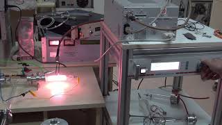 RF Inductively Coupled plasma iyon kaynağı deneyidir.