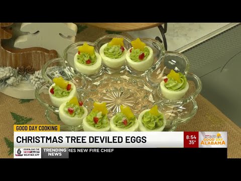 Kathleen Phillips: Christmas Tree Deviled Eggs