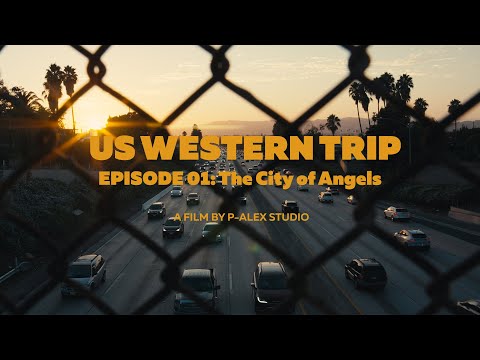 USA Western trip EP1 | The City of Angels | Sony FX30 - Sirui anamorphic
