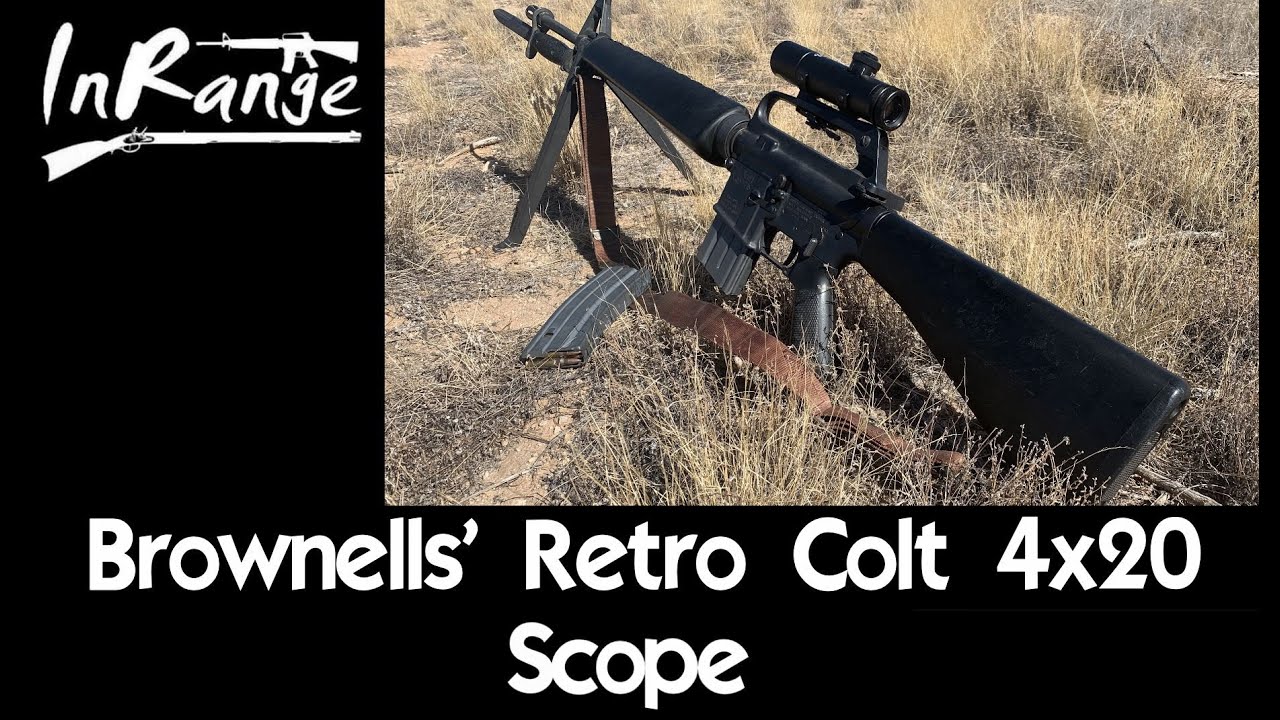 The Vietnam War Era Colt 4x20 Scope - Brownells' Retro Reissue