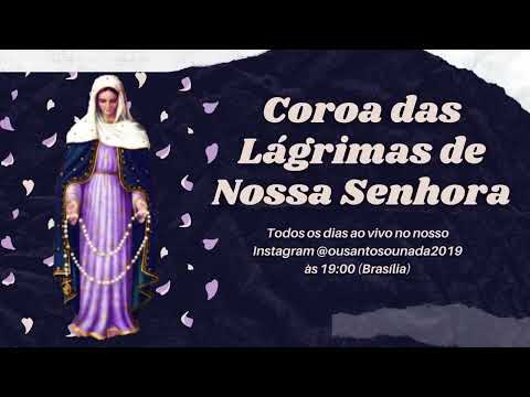 Terço das Lagrimas - Deixe suas intenções nos comentários. - (Coroa das Lágrimas)