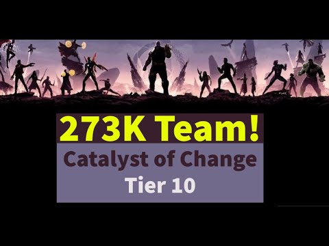 Catalyst of Change: Tier 10 Guide - How to 3 Star | Challenge | MARVEL Strike - Free to play