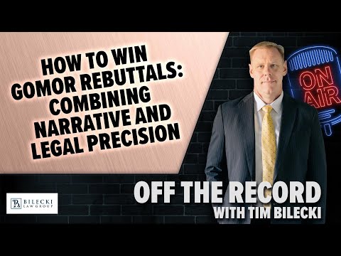 How To Win GOMOR Rebuttals: Combining Narrative and Legal Precision