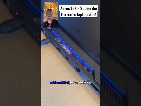 video - Gigabyte Aorus 15X, i9-13980HX, RTX 4070, 16 GB DDR5-5600, 1 TB SSD, QHD 165 Hz 100% sRGB