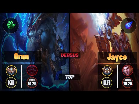 Challenger ORNN [Grasp of the Undying] (Top) VS  JAYCE - Challenger KR Patch 10.25