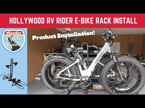 Hollywood RV Rider Bike Rack Product Assembly & Installation - E-Bikes - RV Bike Racks