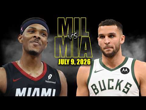 Miami Heat vs Milwaukee Bucks Full Game Highlights - July 10, 2026 | NBA Summer League
