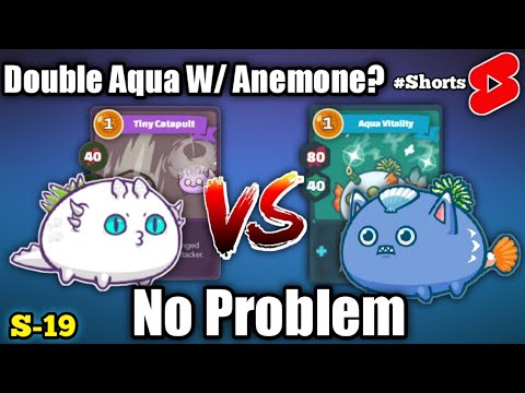 Reflect Damage vs. Double Aqua Anemone | #shorts #short | Axie Infinity Highlights | Gameplay