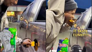Download lagu EATING A SPICY BOWL FROM HIS GAS TANK mp3
