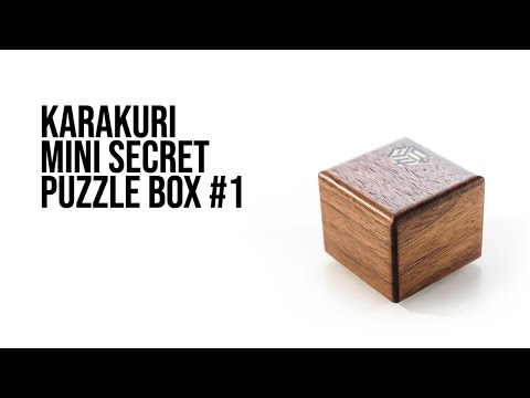 The Secret of the Karakuri Mini Puzzle Box #1