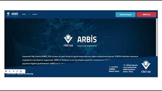 TÜBİTAK 2204 A/B Araştırma Projeleri Yarışması Arbis'e Kayıt ve BİDEB'e Billgile