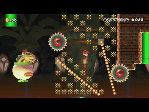 40Second Moon Walker(Keep A+↑) by ゆ！ず！てゃ！！ - Super Mario Maker - No Commentary 1bo