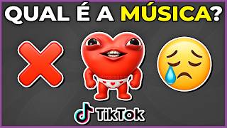 🎵 ADIVINHE A MÚSICA DO TIKTOK COM EMOJIS | Complete a música | quem está cantando? #quiz #macaquiz